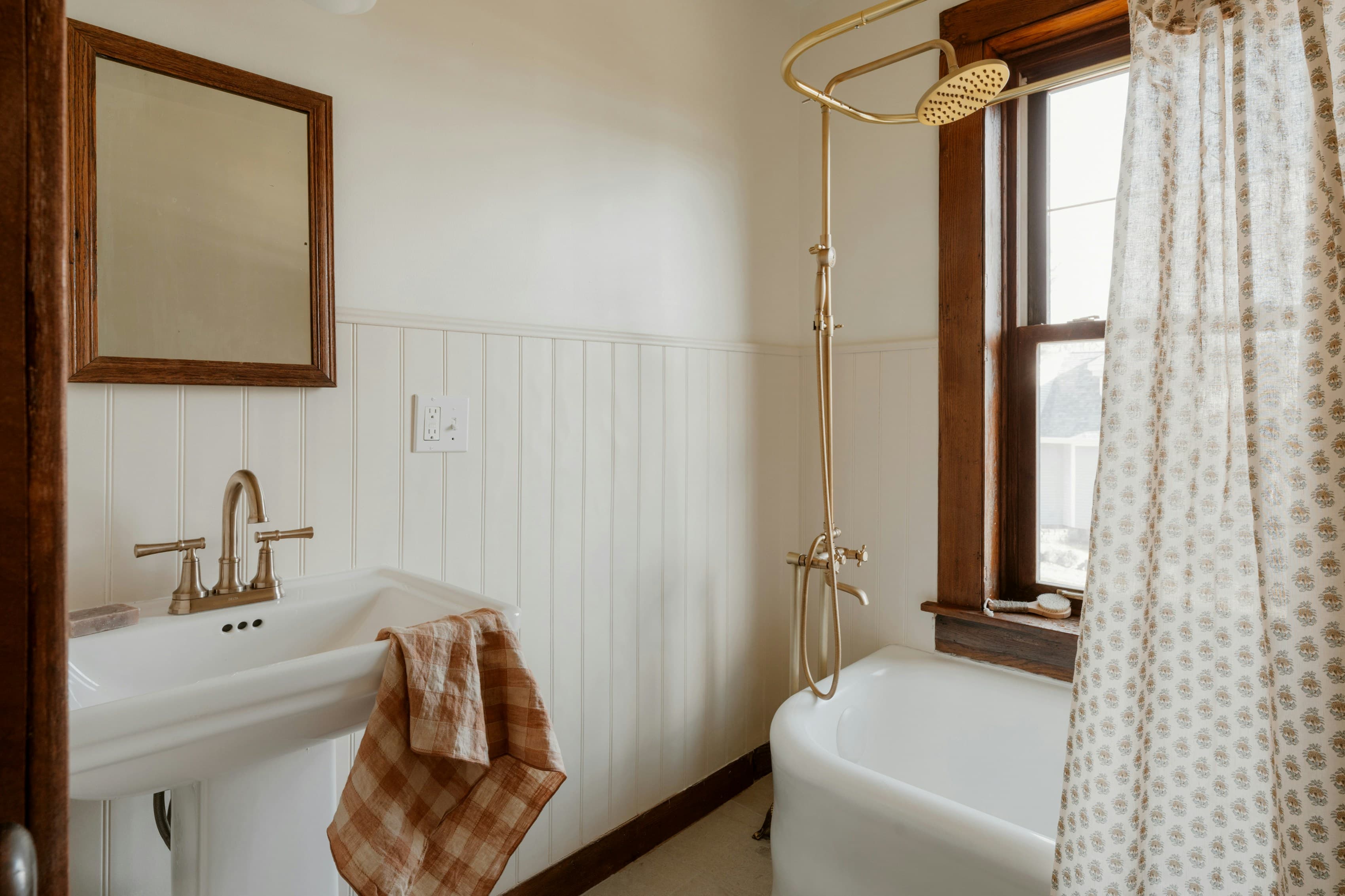 Rustic farmhouse craftsmanship