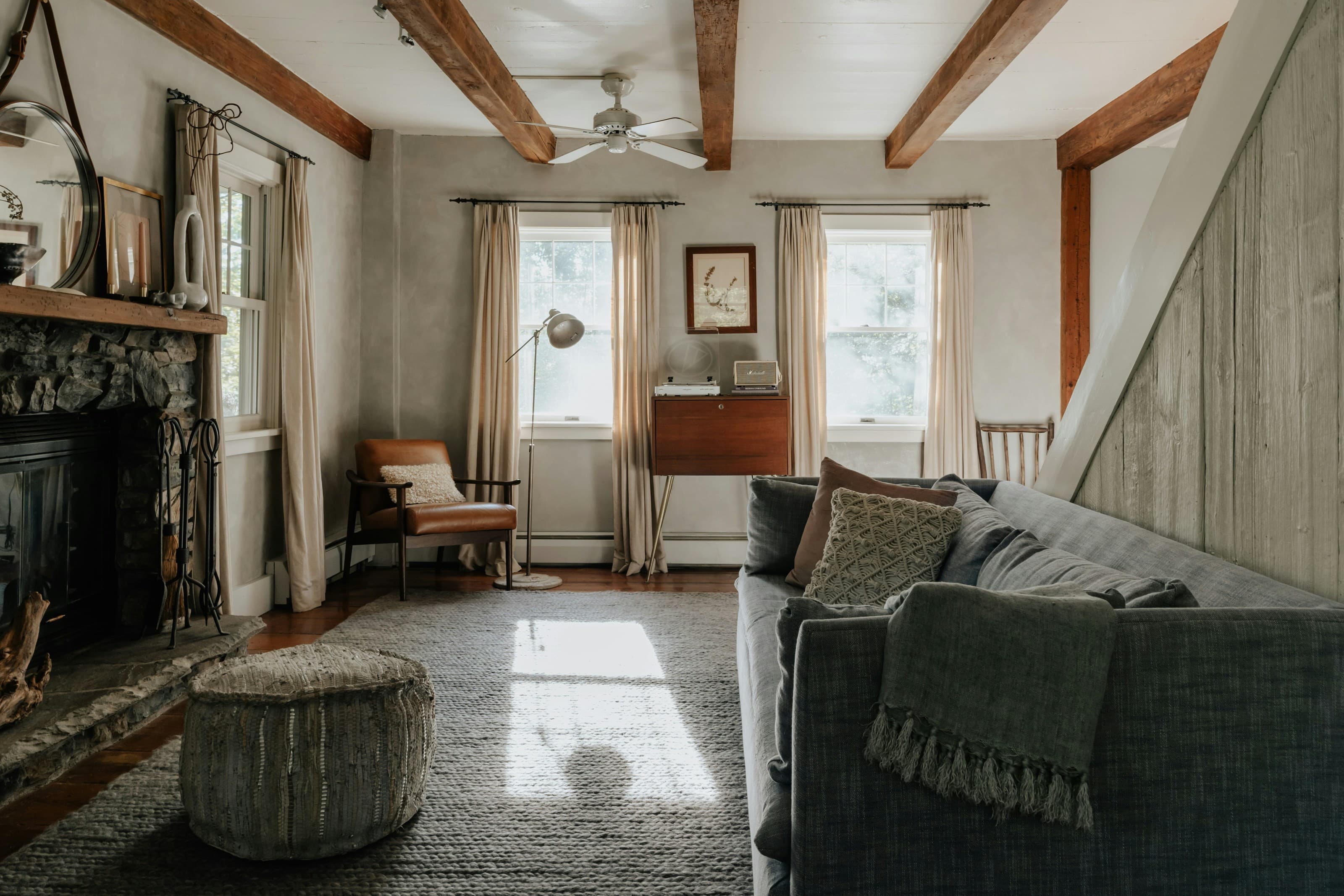 Warm rustic interior